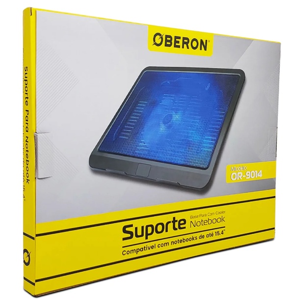 Suporte para Notebook Cooler Base Mesa Led Usb - Imagem 2