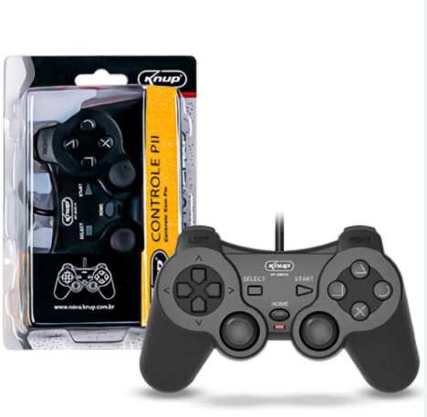 Controle Analógico Com Fio Para Ps2