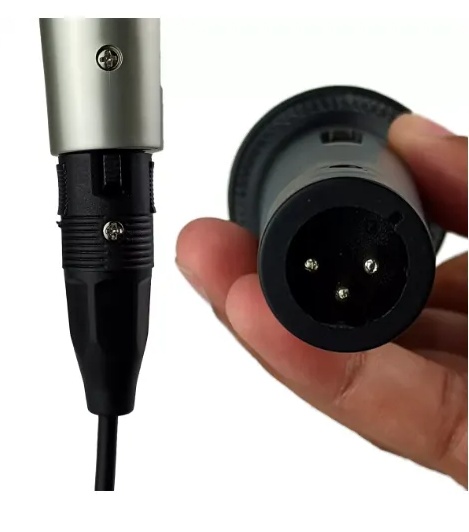 Microfone Dinâmico Profissional com Fio Tomate MT-1018 - Imagem 5