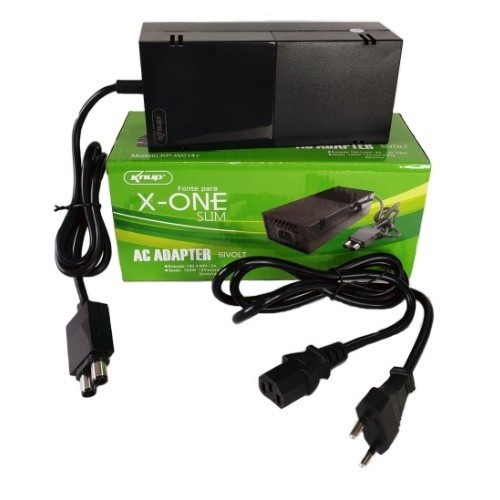Fonte De Energia Xbox One Bivolt Completa KNUP